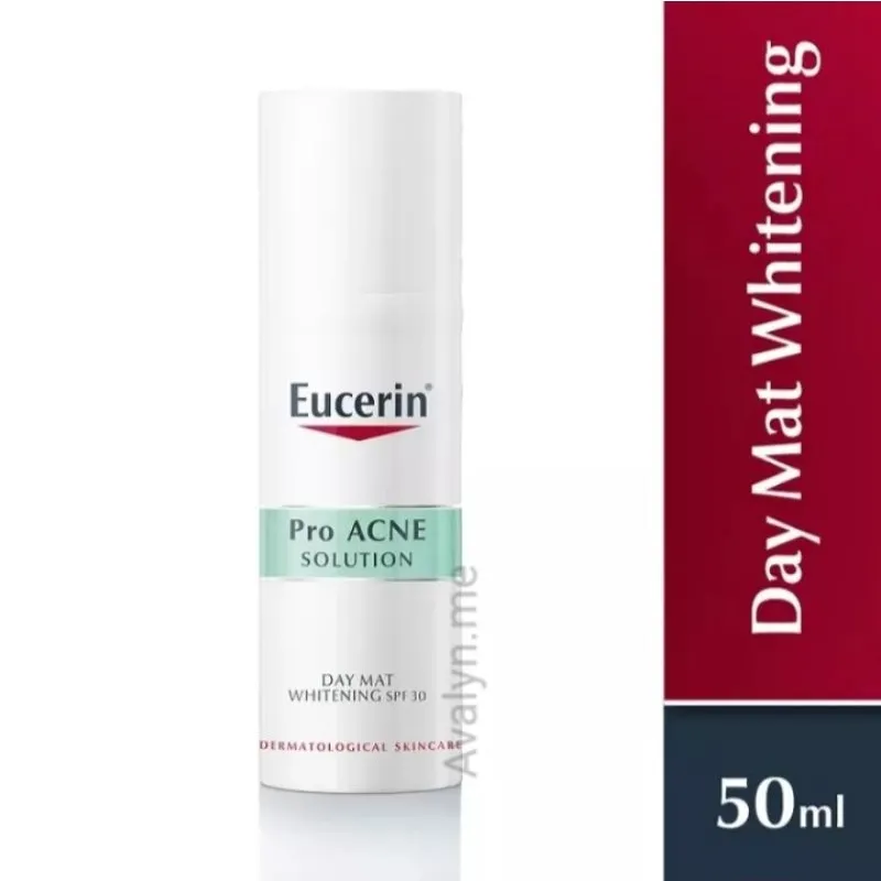 27707 eucerin dermopurifyer day mat whitening skin before after