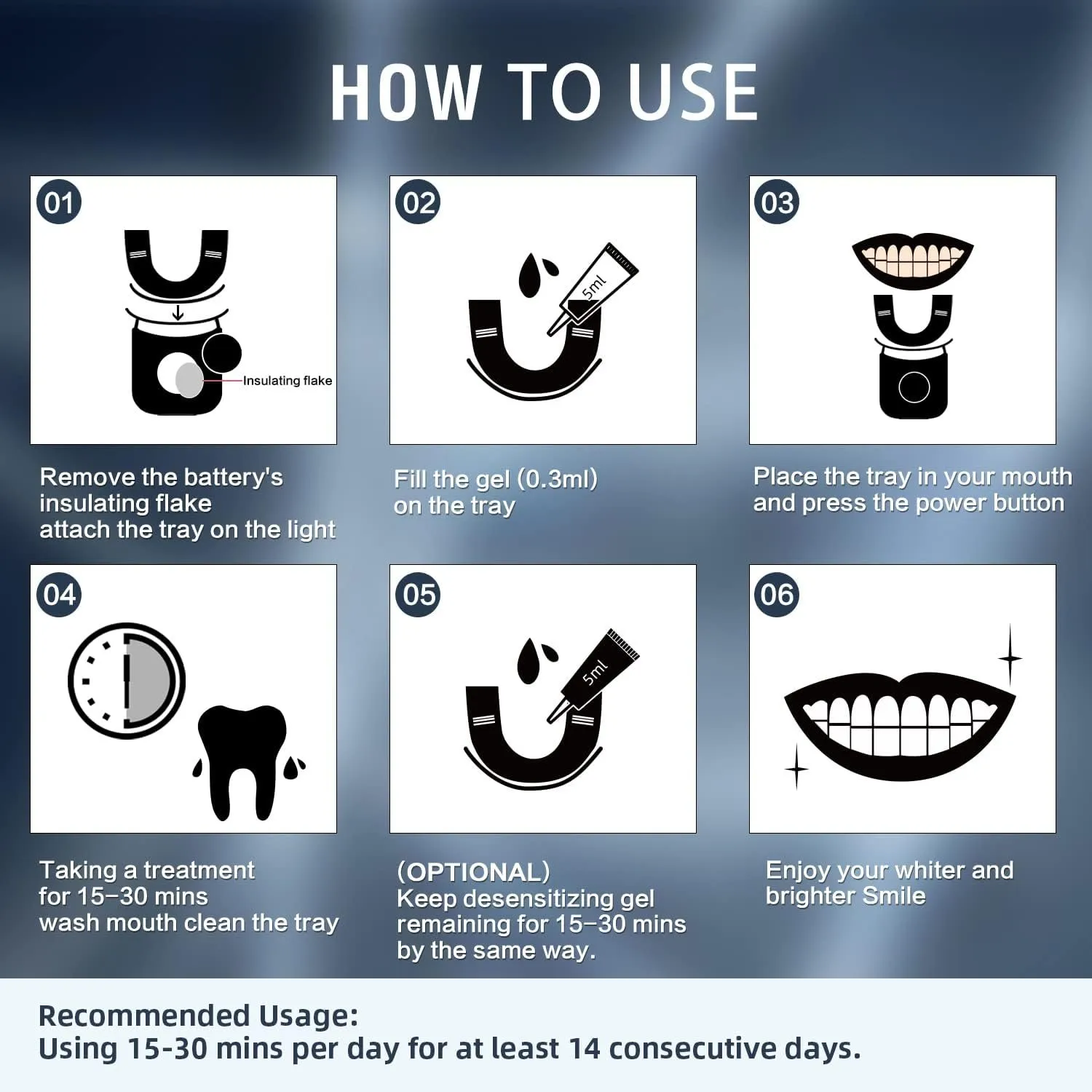 27771 applying whitening gel