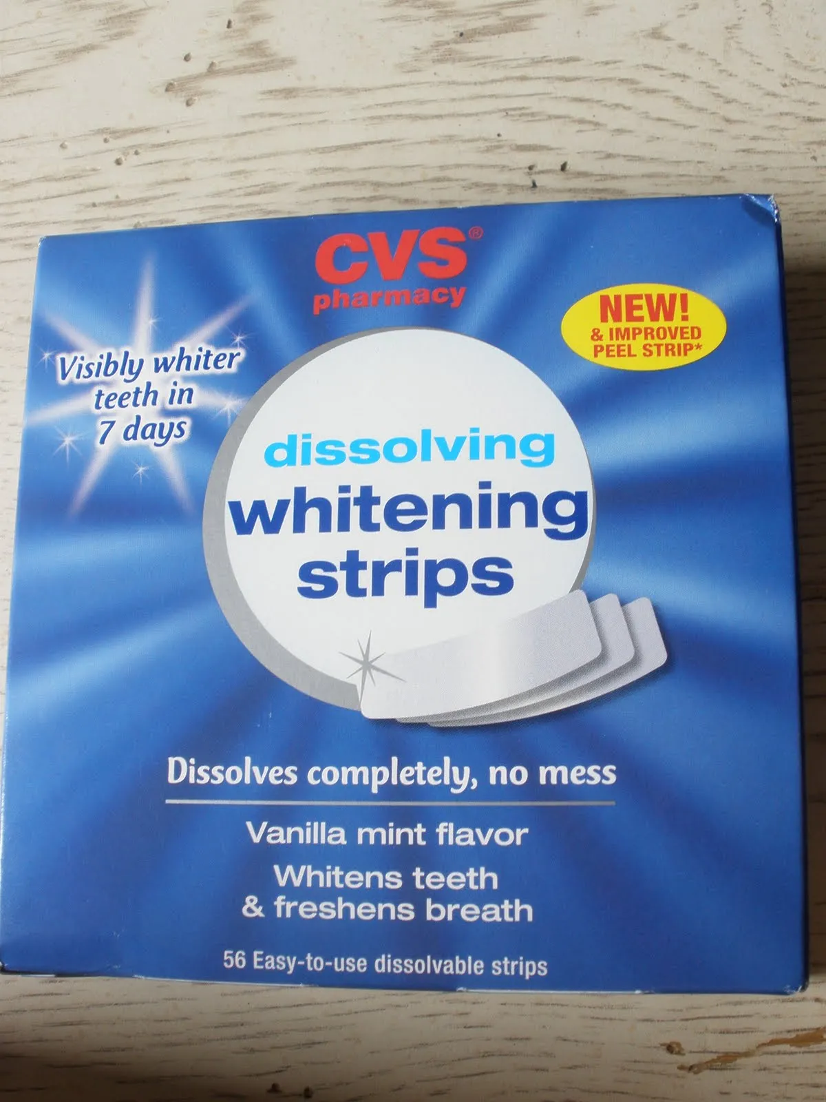 27796 cvs classic whitening strips package