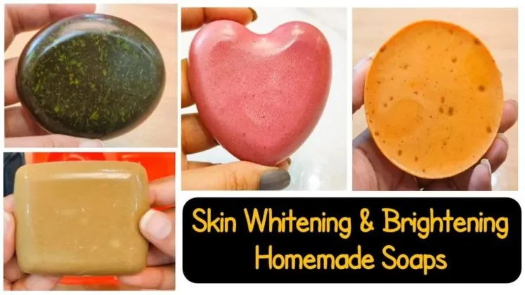 27802 homemade skin whitening soap finished