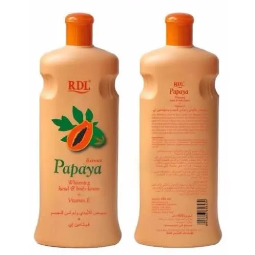 27869 papaya whitening body wash lotion