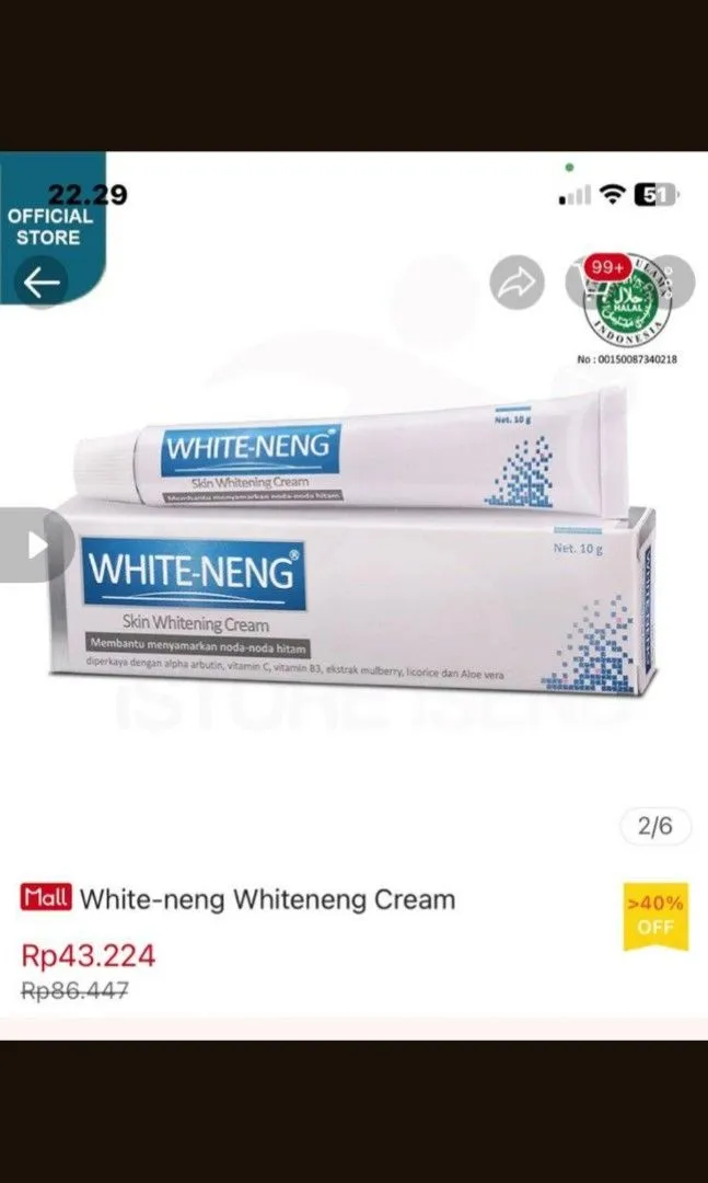 27898 skin whitening cream application